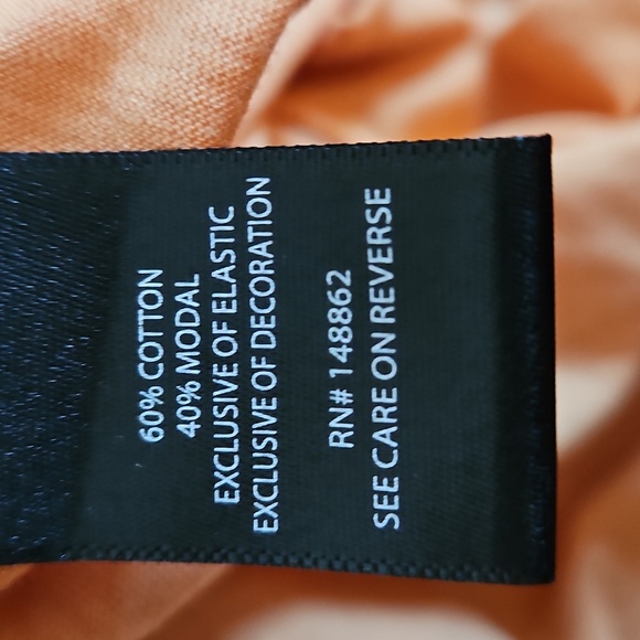 Torrid Peach Off-Shoulder Top, Embroidered Neckline, Sz 0 (12, L), NWT! - Picture 7 of 8